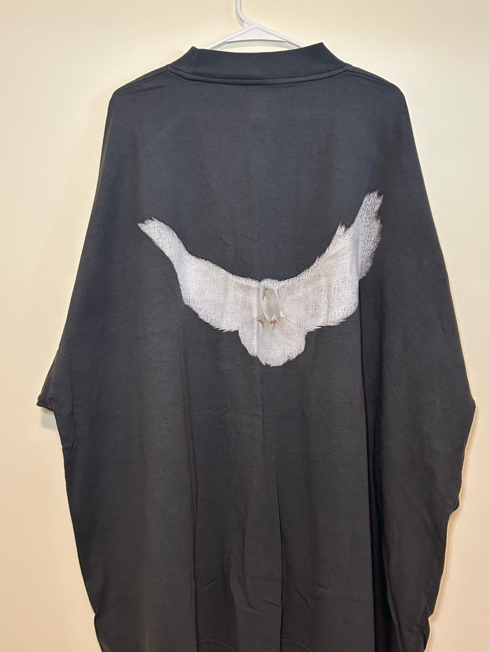 GAP YZY Oversized Slate Gray Logo Tee